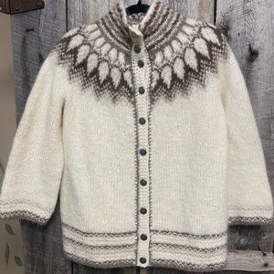 Vintage Lambswool Fair Isle Cardigan